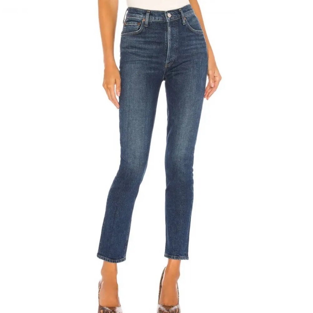 AGOLDE Nico High Rise Slim Jeans Size 28